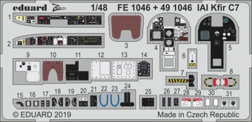 Go to product EDUARD FE1046 - 1:48 IAI Kfir C7