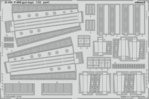 Go to product EDUARD 32450 - 1:32 P-40N gun bays