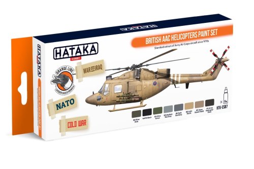 Go to product HATAKA CS87 - British AAC Helicopters paint set