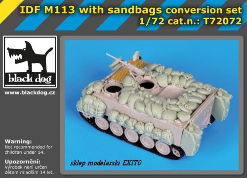 Go to product BLACK DOG T72072 - 1:72 IDF M113 with sandbags conversion set