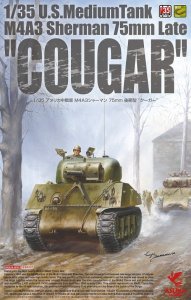 ASUKA (TASCA) 35046 - 1:35 U.S. M4A3 Sherman 75mm Late Cougar