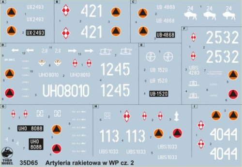 Go to product TORO MODEL 35D65 - 1:35 Rocket Artillery in the Polish Army vol.2