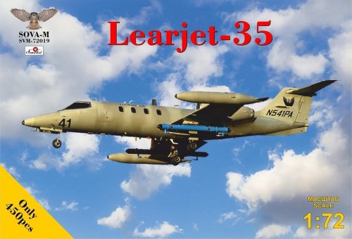 Go to product SOVA 72019 - 1:72 Learjet-35