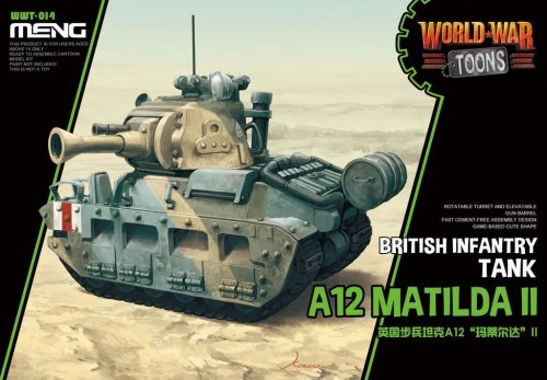 Go to product MENG MODEL WWT014 - World War Toons A12 Matilda II
