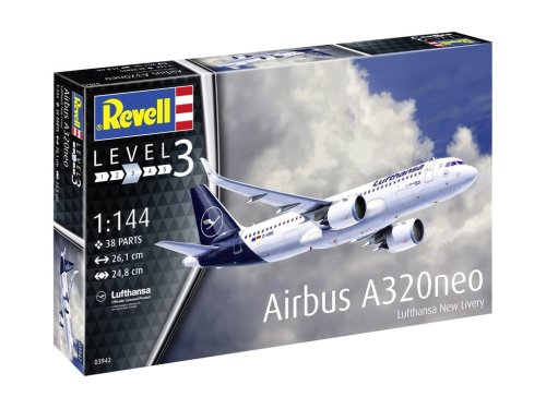 Go to product REVELL 03942 - 1:144 Airbus A320 Neo - Lufthansa New Livery
