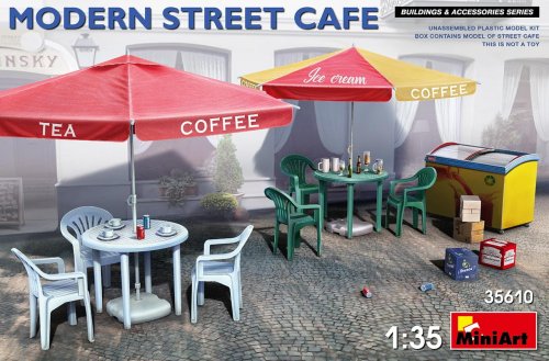 Go to product MINIART 35610 - 1:35 Modern Street Cafe