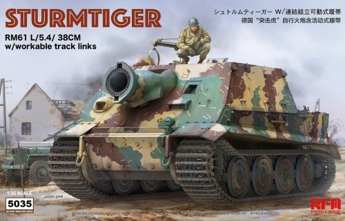 Go to product RYE FIELD MODEL 5035 - 1:35 Sturmtiger RM61 L/5.4/38cm