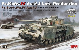 RYE FIELD MODEL 5033 - 1:35 Pz.Kpfw.IV Ausf.J Late Production Pz.Beob.Wg.IV Ausf. J