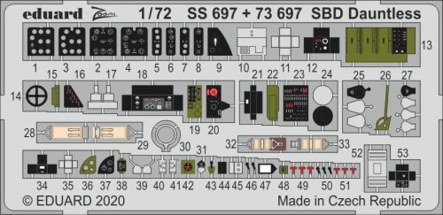 Go to product EDUARD SS697 - 1:72 SBD Dauntless