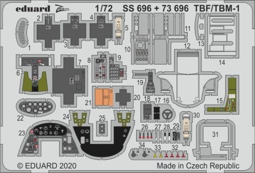 Go to product EDUARD SS696 - 1:72 TBF/TBM-1 Avenger