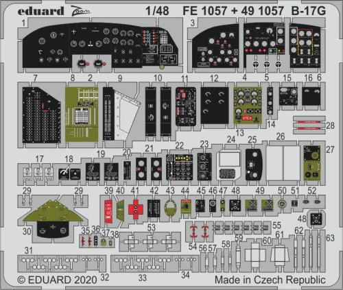 Go to product EDUARD FE1057 - 1:48 B-17G