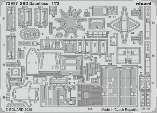 Go to product EDUARD 73697 - 1:72 SBD Dauntless