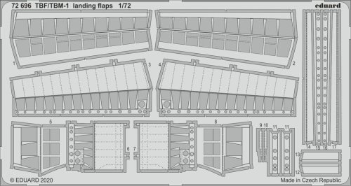 Go to product EDUARD 72696 - 1:72 TBF/TBM-1 Avenger landing flaps