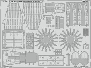 EDUARD 481003 - 1:48 B-26B-50 Invader undercarriage & exterior