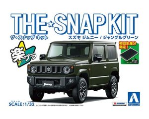 AOSHIMA 05777 - 1:32 Suzuki Jimmy - Green Snapkit