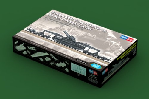 Go to product HOBBY BOSS 82961 - 1:72 German KARL-Geraet 040/041 on Railway Transport Carrier