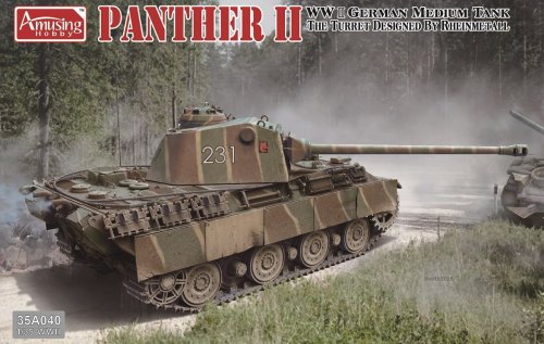 Go to product AMUSING HOBBY 35A040 - 1:35 Panther II  Rheinmetall turret
