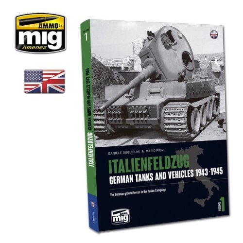 Go to product AMMO MIG 6261 - Italienfeldzung, German Tanks and Vehicles 1943-1945 vol.1