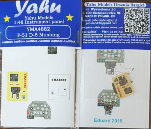 YAHU YMA4882 - 1:48 P-51 D-5 - Instrument Panel