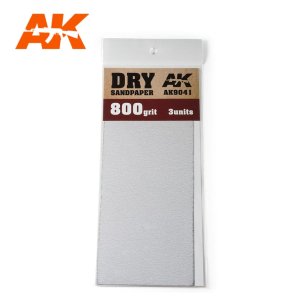 AK INTERACTIVE 9041 - Dry Sandpaper 800