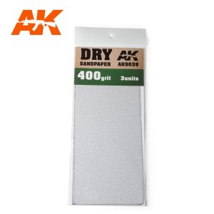 AK INTERACTIVE 9038 - Dry Sandpaper 400