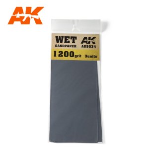AK INTERACTIVE 9034 - Wet Sandpaper 1200