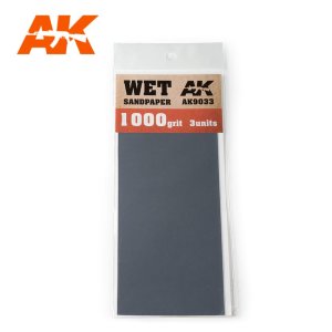 AK INTERACTIVE 9033 - Wet Sandpaper 1000