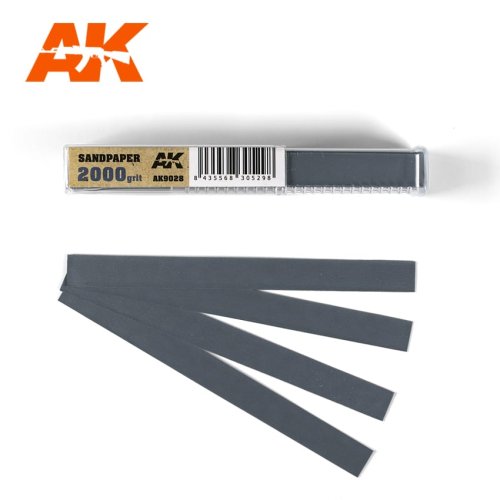 Go to product AK INTERACTIVE 9028 - Sandpaper Grain 2000