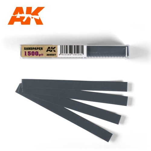 Go to product AK INTERACTIVE 9027 - Sandpaper Grain 1500