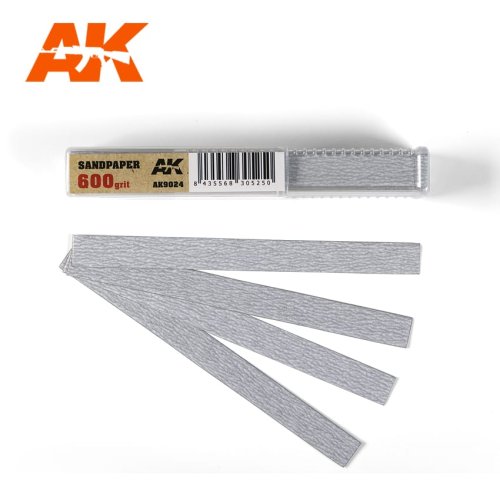 Go to product AK INTERACTIVE 9024 - Sandpaper Grain 600