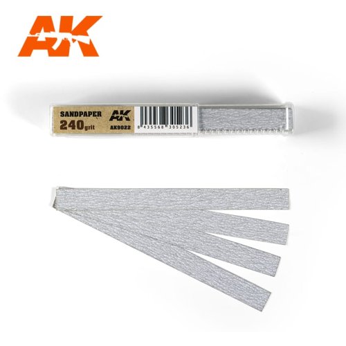 Go to product AK INTERACTIVE 9022 - Sandpaper Grain 240