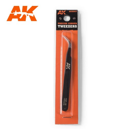 Go to product AK INTERACTIVE 9007  - Precise Curved Tweezers