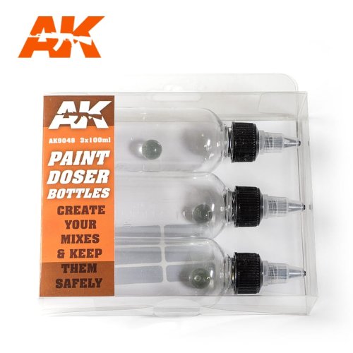 Go to product AK INTERACTIVE 9048 - Paint Doser Bottles 3x100ml