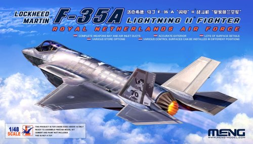 Go to product MENG MODEL LS011 - 1:48 F-35 A Lightning II Royal Netherlands Air Force