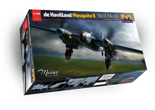 Go to product HK MODELS 01E16 - 1:32 De Havilland Mosquito B Mk.IX / Mk.XVI