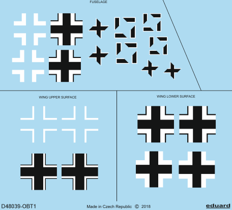 Go to product EDUARD D48039 - 1:48 Fw 190A-5 national insignia