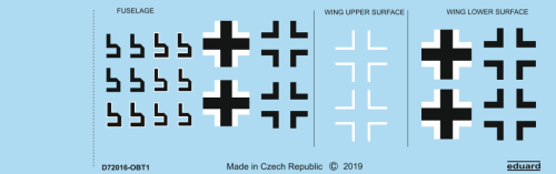 Go to product EDUARD D72016 - 1:72 Fw 190A-8 national insignia