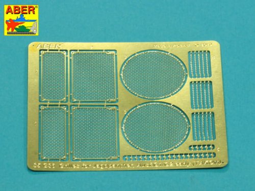 Go to product ABER G36 - 1:35 Grilles for Jagdpanther Ausf.G1, G2 early
