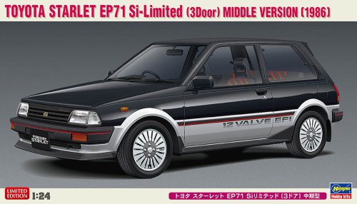 Go to product HASEGAWA 20425 - 1:24 Toyota Starlet EP71 Si-Limited