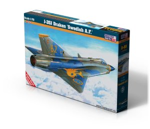 MISTERCRAFT D88 - 1:72 J-35J Draken Swedish A.F.