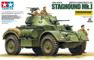 TAMIYA 89770 - 1:35 British Armored Car Staghound Mk.I - Limited Edition