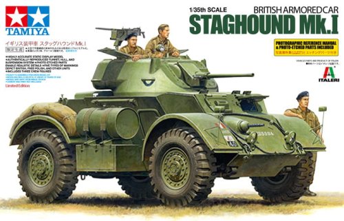 Go to product TAMIYA 89770 - 1:35 British Armored Car Staghound Mk.I - Limited Edition