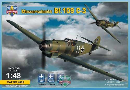 Go to product MODELSVIT 4805 - 1:48 Messerschmitt Bf 109C-3