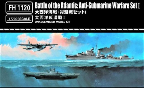 Go to product FLYHAWK 1120 - 1:700 Battle of the Atlantic - Anti-Submarine Warfare Set I