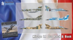 SPECIAL HOBBY 72414 - 1:72 Mirage F.1 Duo Pack & Book