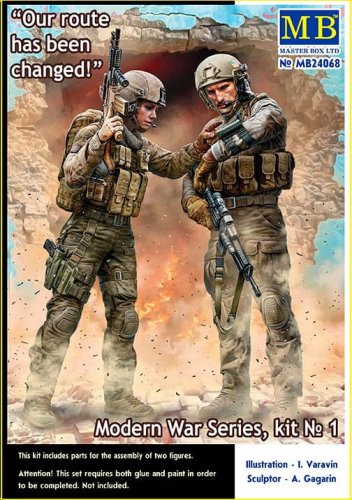 Go to product MASTER BOX 24068 - 1:24 Modern War Series, kit No. 1. Our route has been changed!