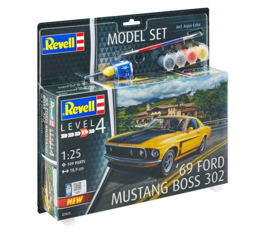 Go to product REVELL 67025 - 1:25 1969 Mustang Boss 302