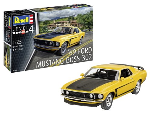 Go to product REVELL 07025 - 1:25 1969 Mustang Boss 302