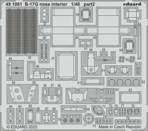 Go to product EDUARD 491061 - 1:48 B-17G nose interior