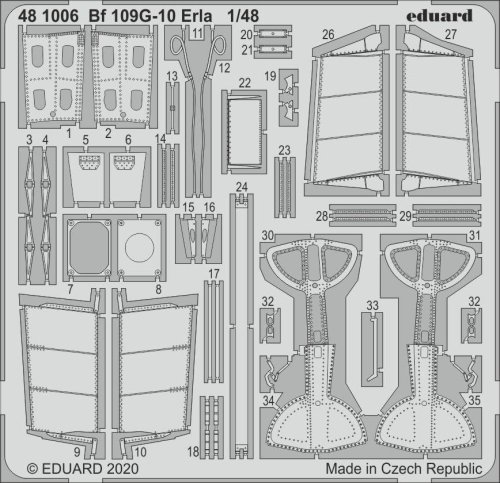 Go to product EDUARD 481006 - 1:48 Bf 109G-10 Erla